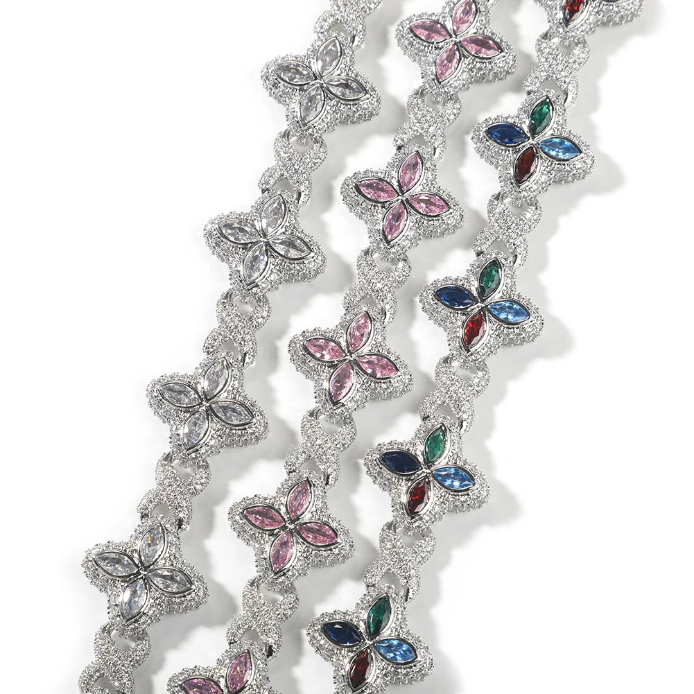Clover Infinity Link Bracelet