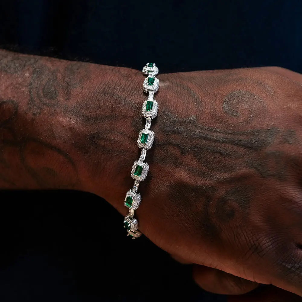 Baguette Emerald Bracelet