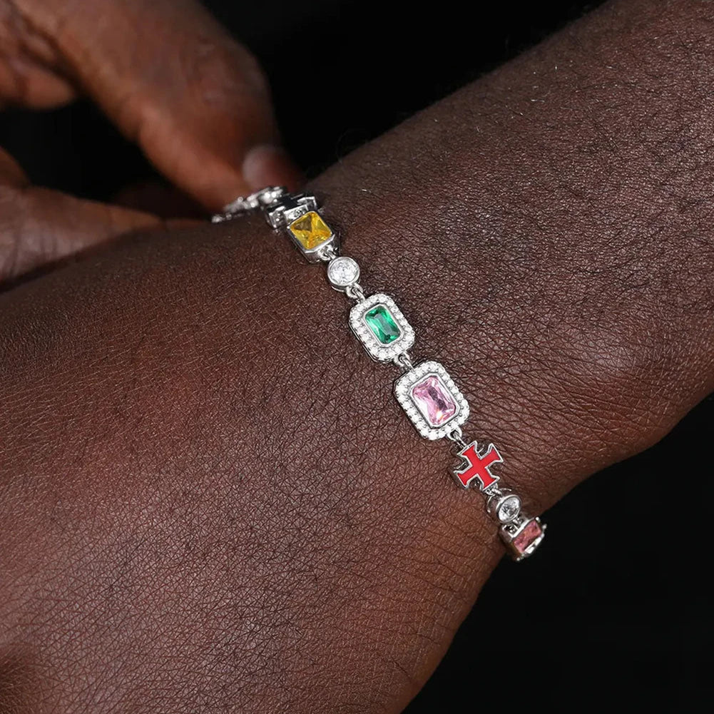 Cross Gem Bracelet