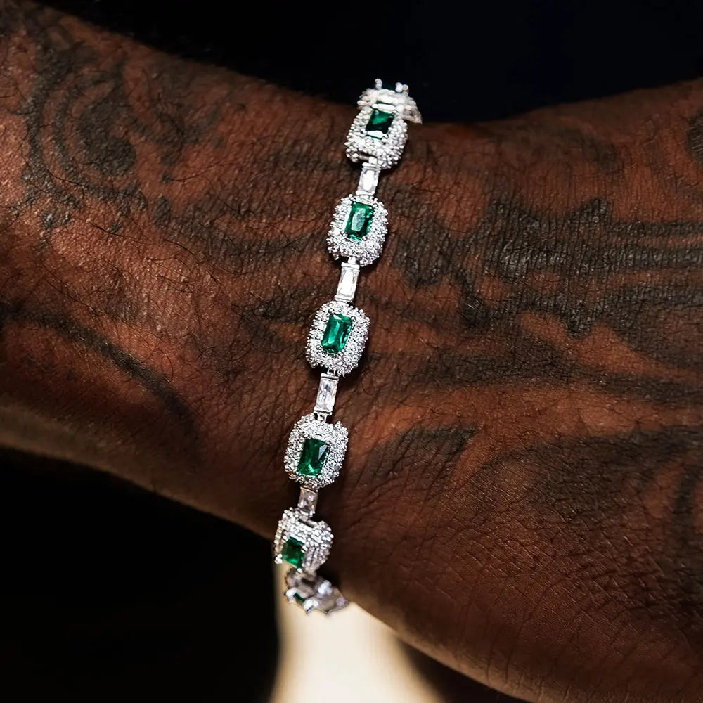 Baguette Emerald Bracelet