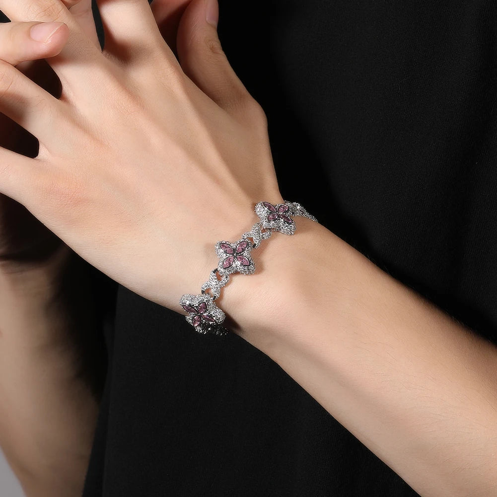 Clover Infinity Link Bracelet