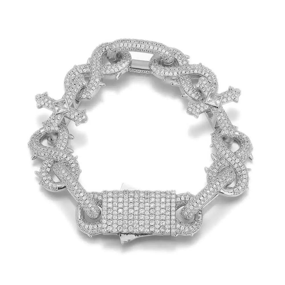 Customizable Iced Out Bracelet