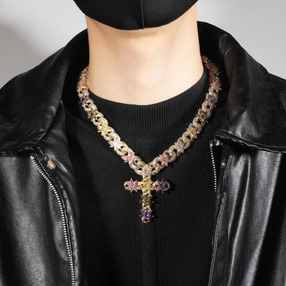 Multi Colour Cross Chain