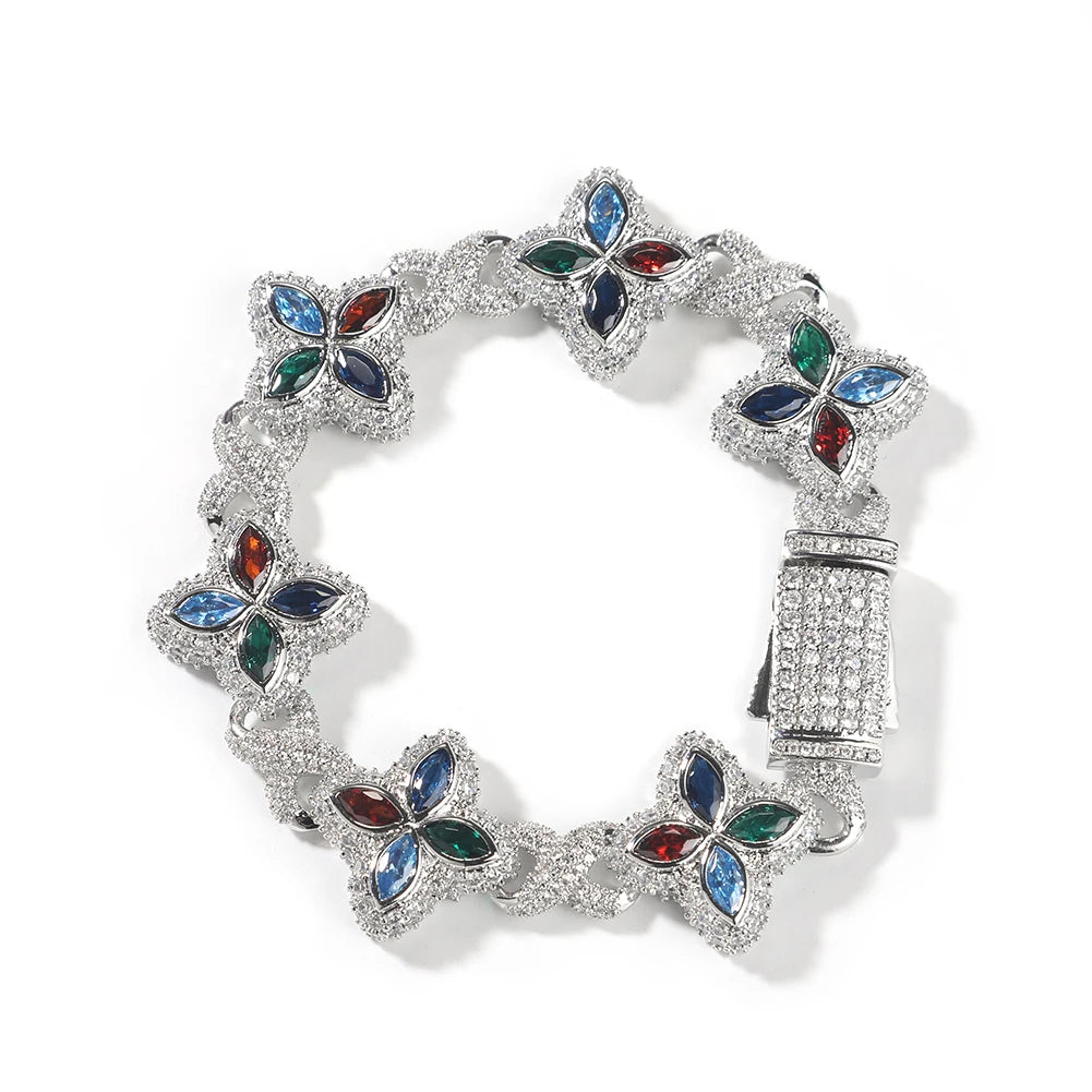 Clover Infinity Link Bracelet