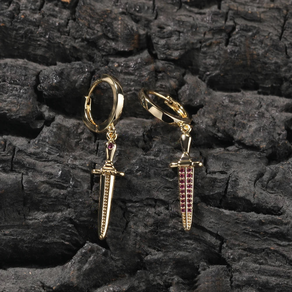 Sword Earrings