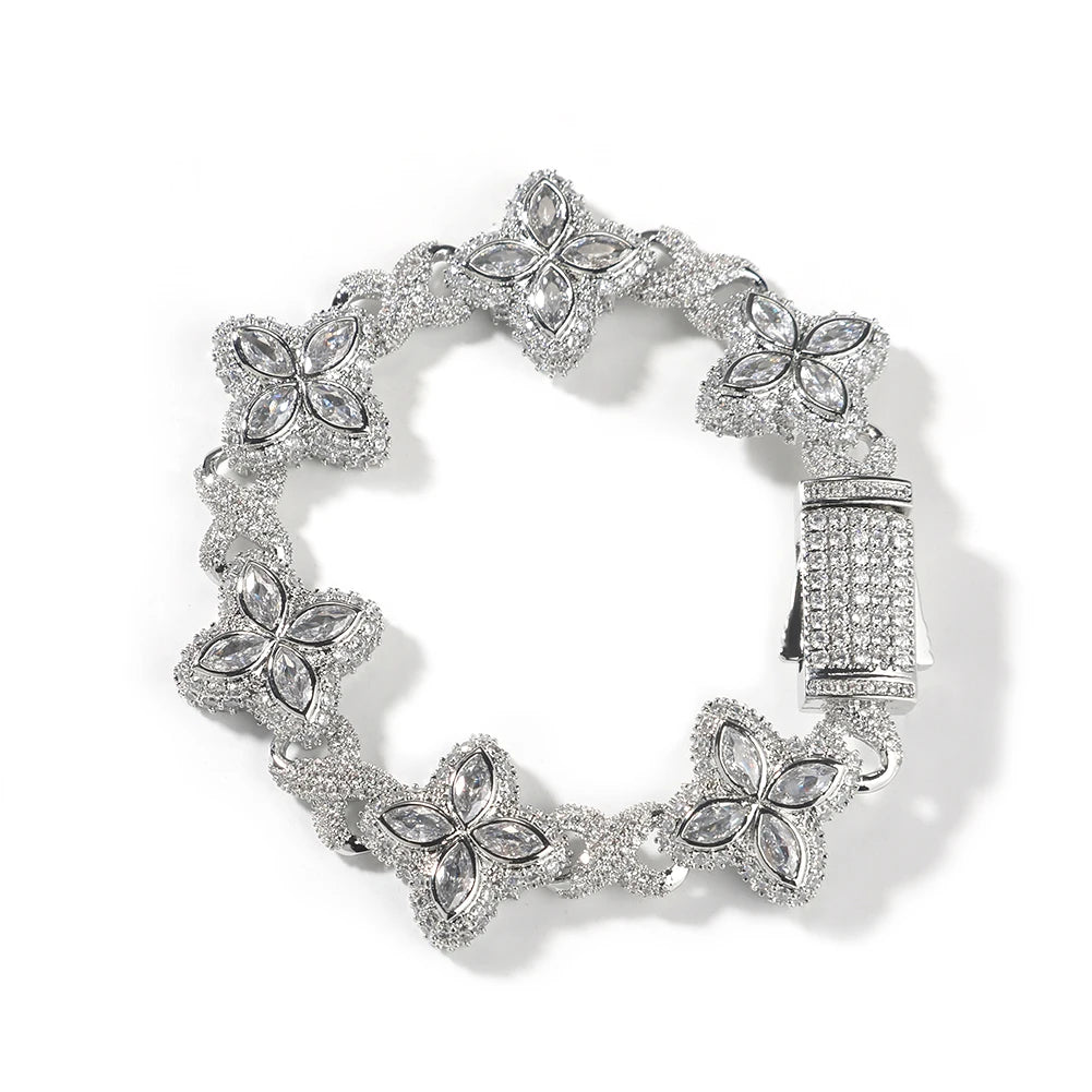 Clover Infinity Link Bracelet