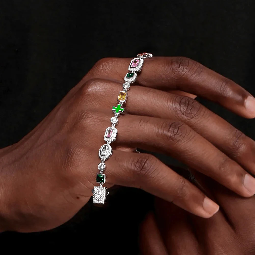 Cross Gem Bracelet