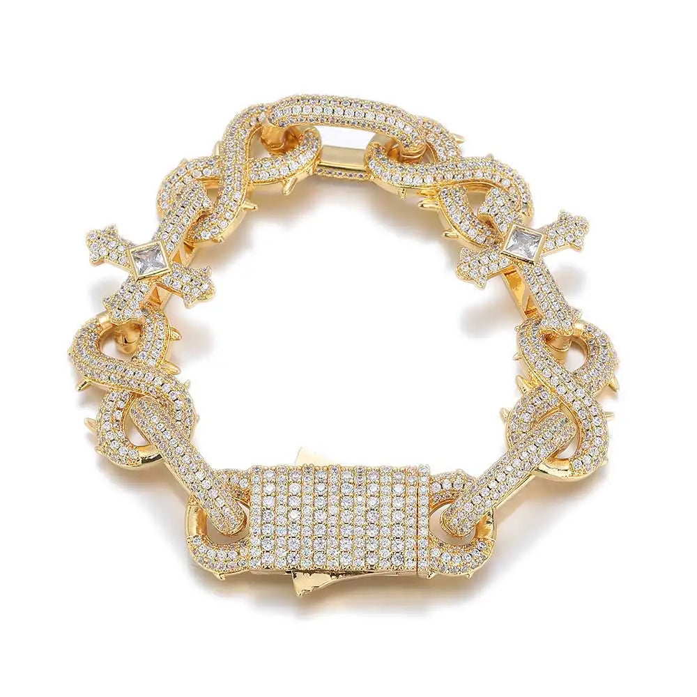 Customizable Iced Out Bracelet