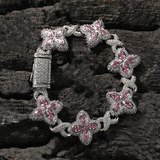 Clover Infinity Link Bracelet