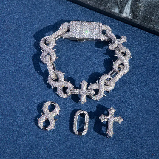 Customizable Iced Out Bracelet