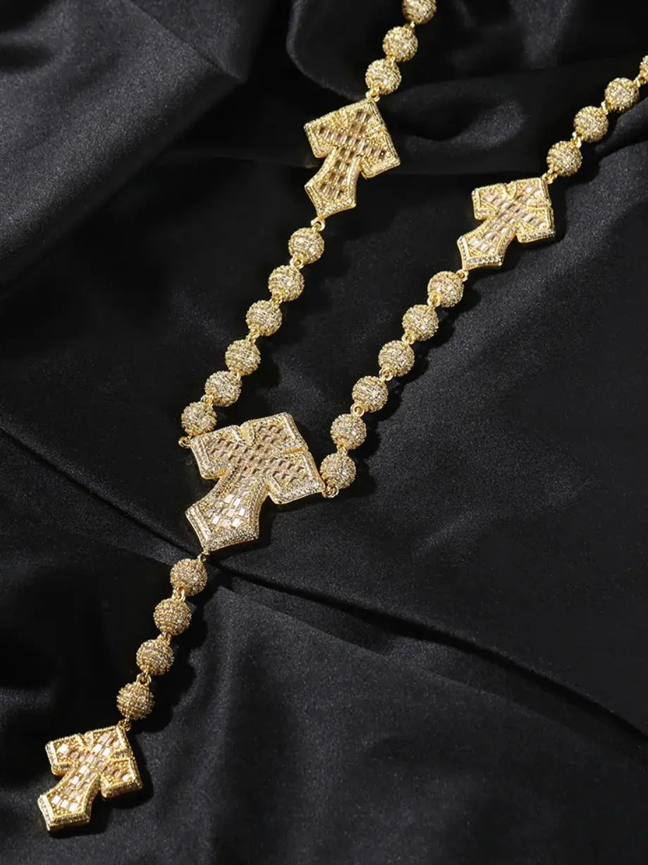 Baguette Cross Chain